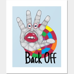 Back Off Posters and Art